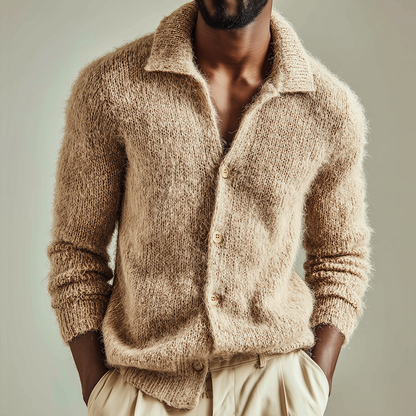 Gideon Textured Knit Cardigan