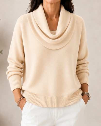 Soft Cowl Neck Sweater