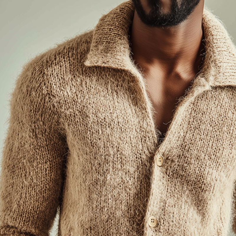 Gideon Textured Knit Cardigan
