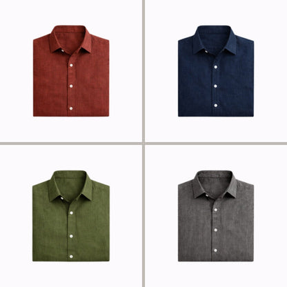 Matteo Linen Shirt - Lightweight, Breathable Comfort for Everyday Style
