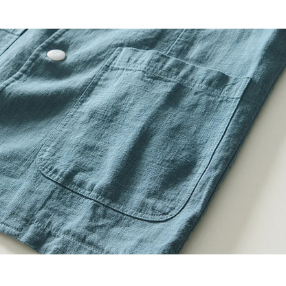 PalmSprings Cotton-Linen Blazer - Lightweight, Breathable Everyday Essential