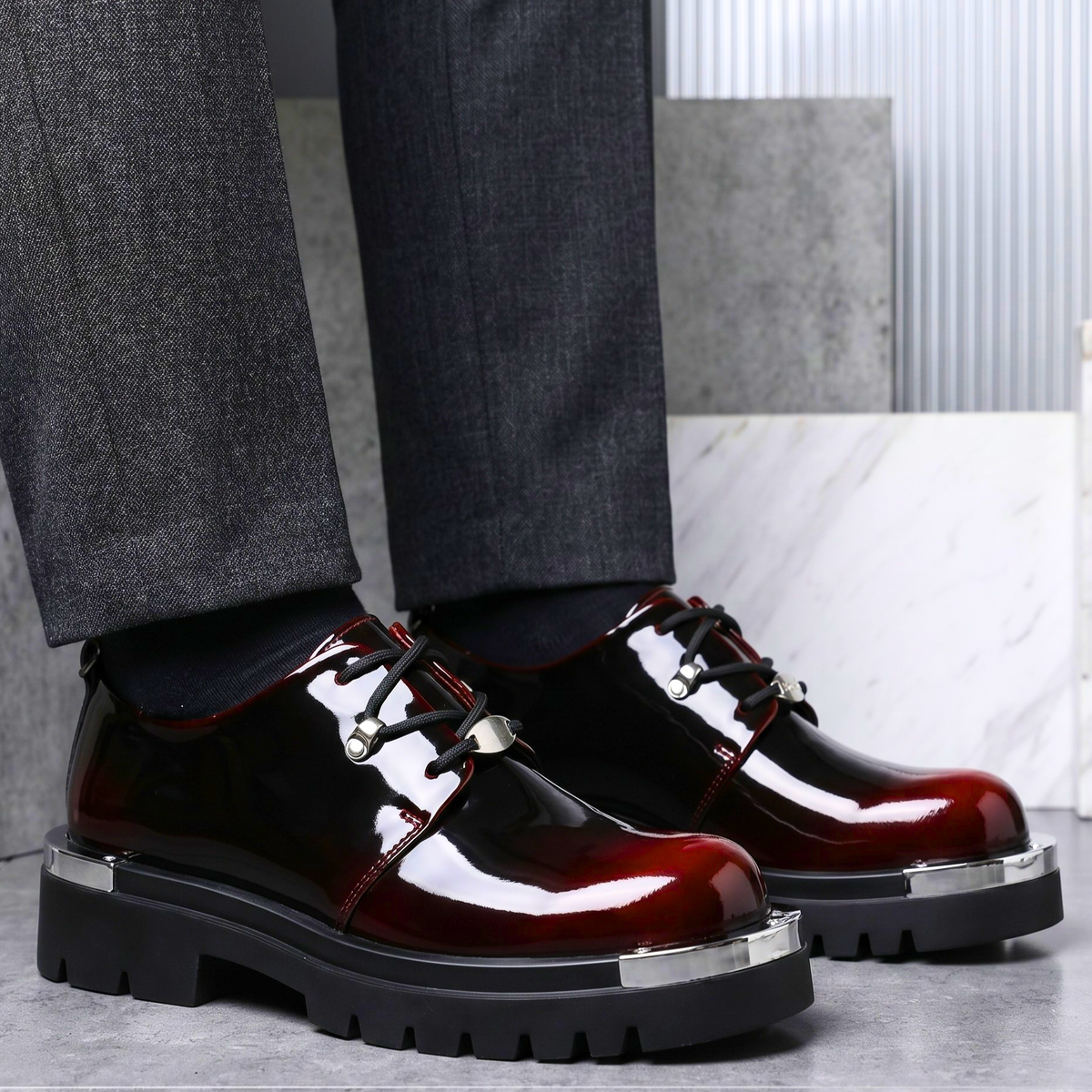 Sterling Carter Premium Leather Derby Shoes