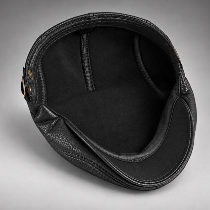 Hudson Leather Driving Cap