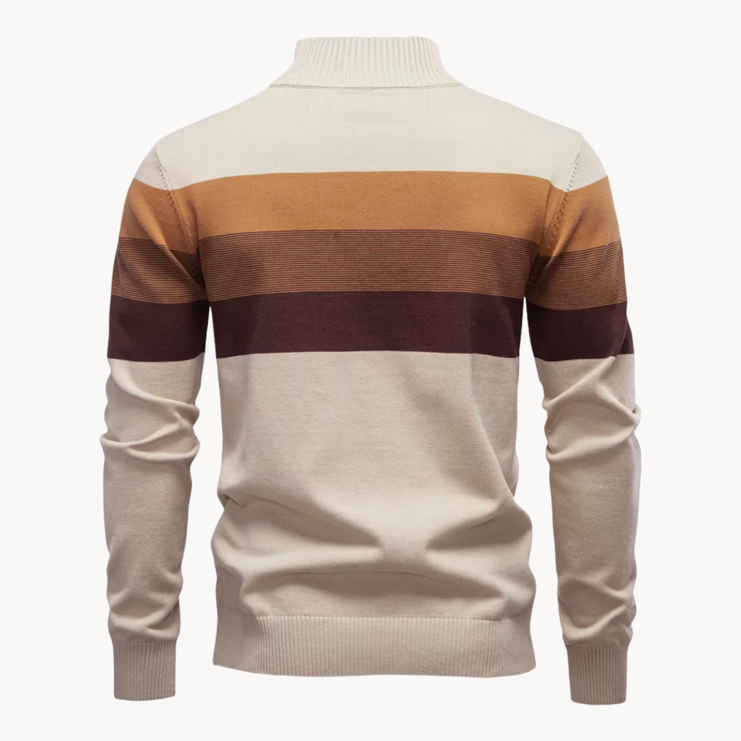 Burk Stylish Quarter-Zip Sweater
