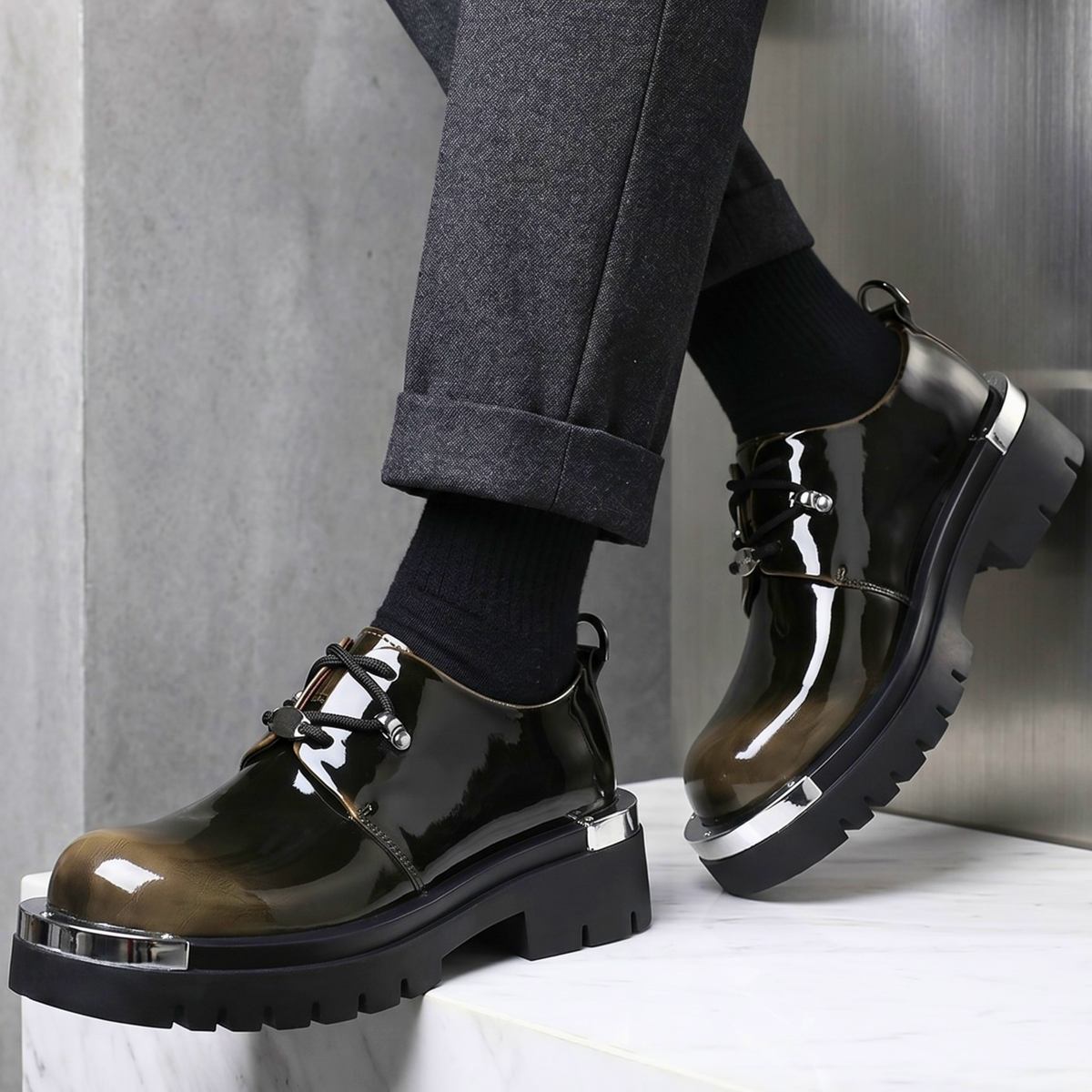 Sterling Carter Premium Leather Derby Shoes