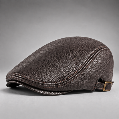 Hudson Leather Driving Cap