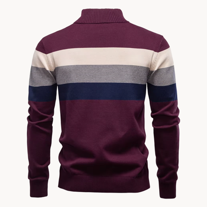 Burk Stylish Quarter-Zip Sweater