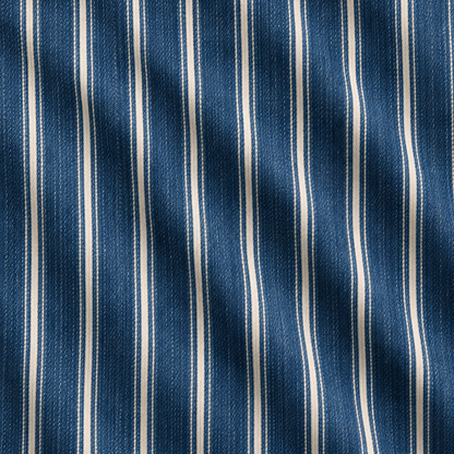 Nautical-Chic Vintage Mariner Straight-Leg Striped Pants