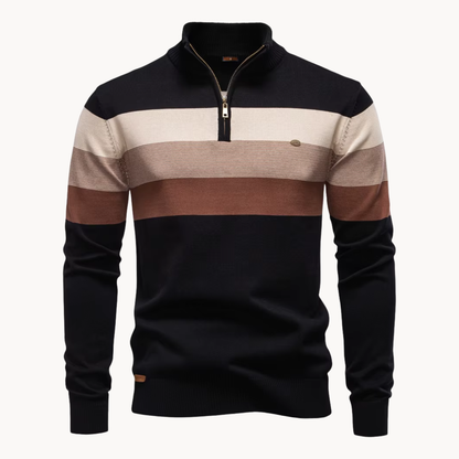 Burk Stylish Quarter-Zip Sweater