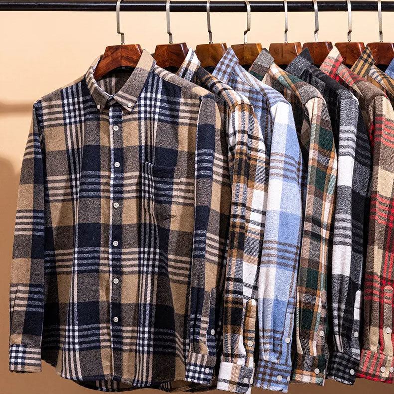 Rothwell Premium Cotton Flannel Shirt
