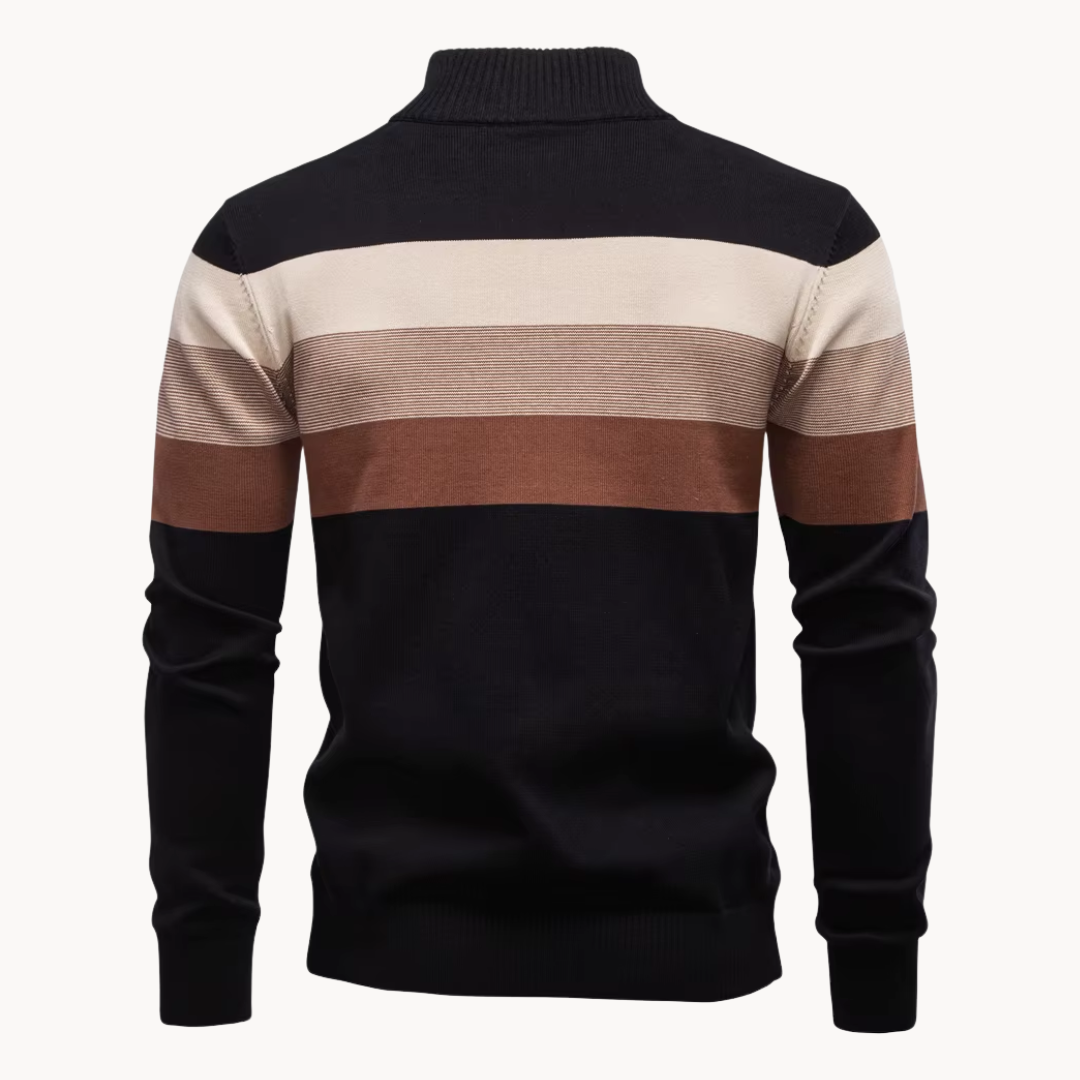 Burk Stylish Quarter-Zip Sweater