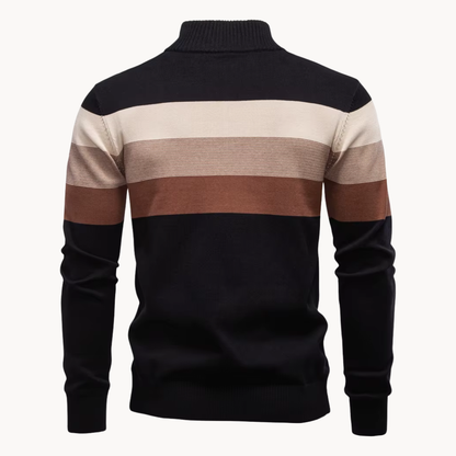 Burk Stylish Quarter-Zip Sweater