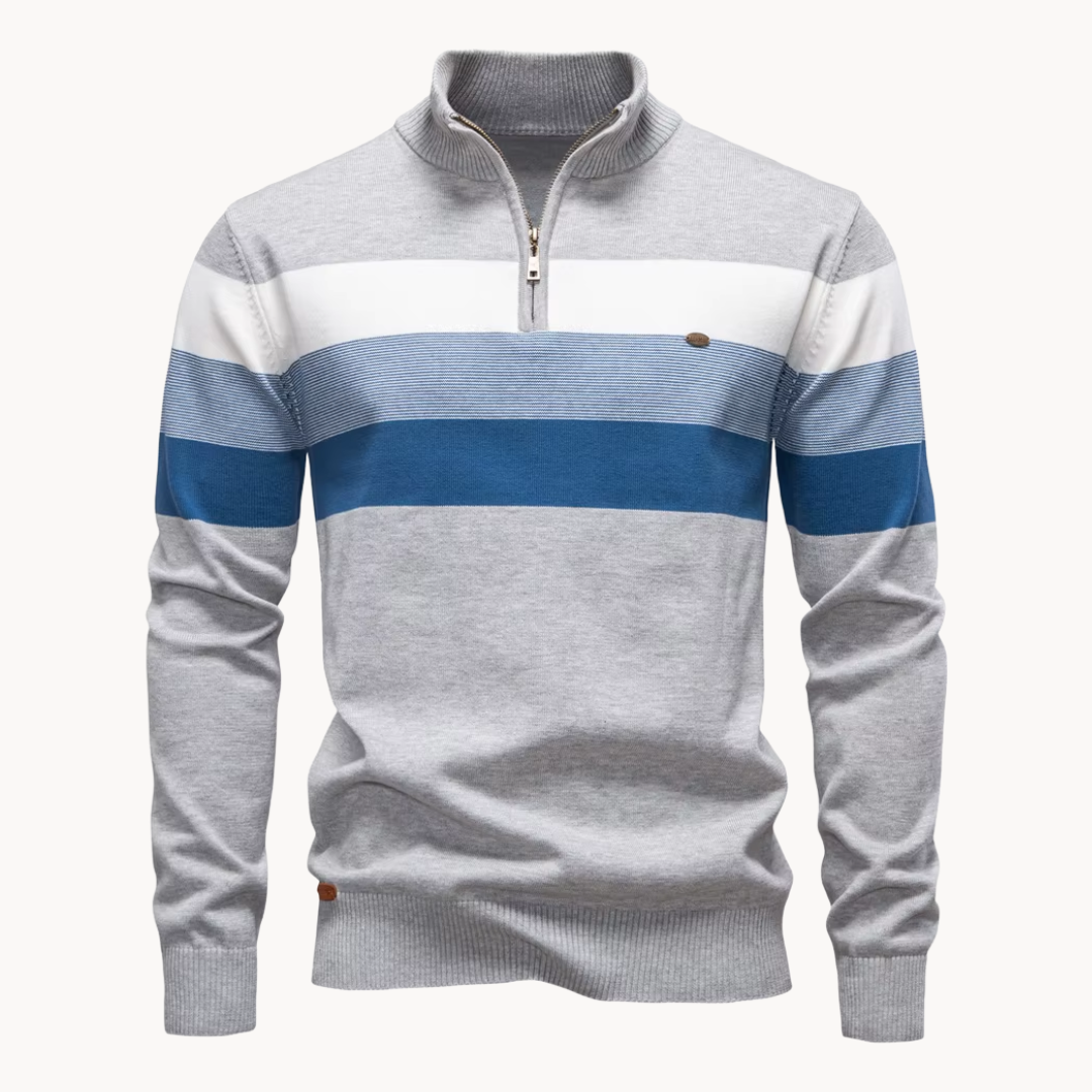 Burk Stylish Quarter-Zip Sweater