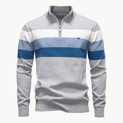 Burk Stylish Quarter-Zip Sweater