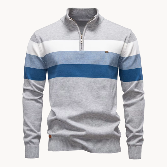 Burk Stylish Quarter-Zip Sweater