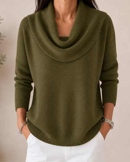 Soft Cowl Neck Sweater