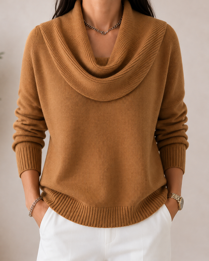 Soft Cowl Neck Sweater