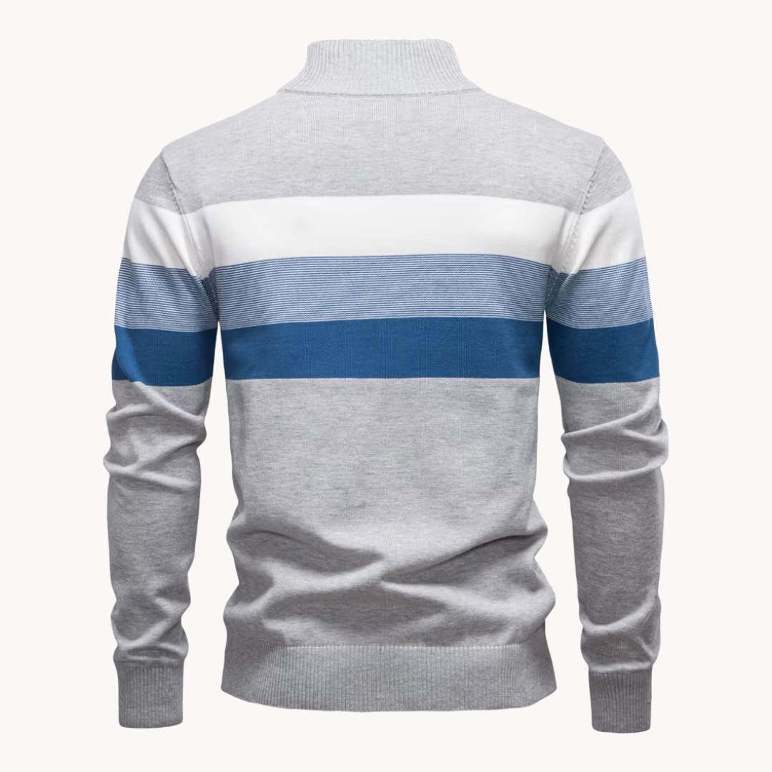 Burk Stylish Quarter-Zip Sweater