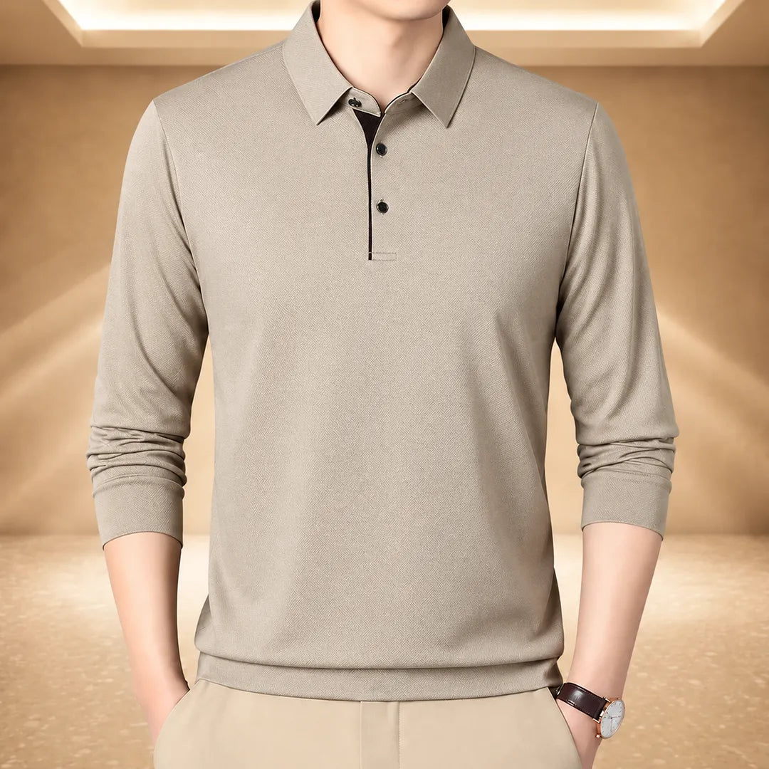 Button-Up Polo Shirt
