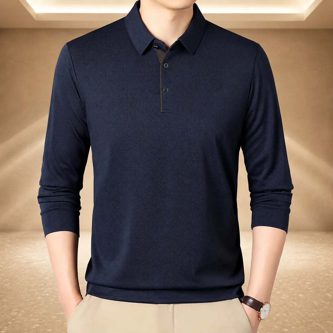 Button-Up Polo Shirt