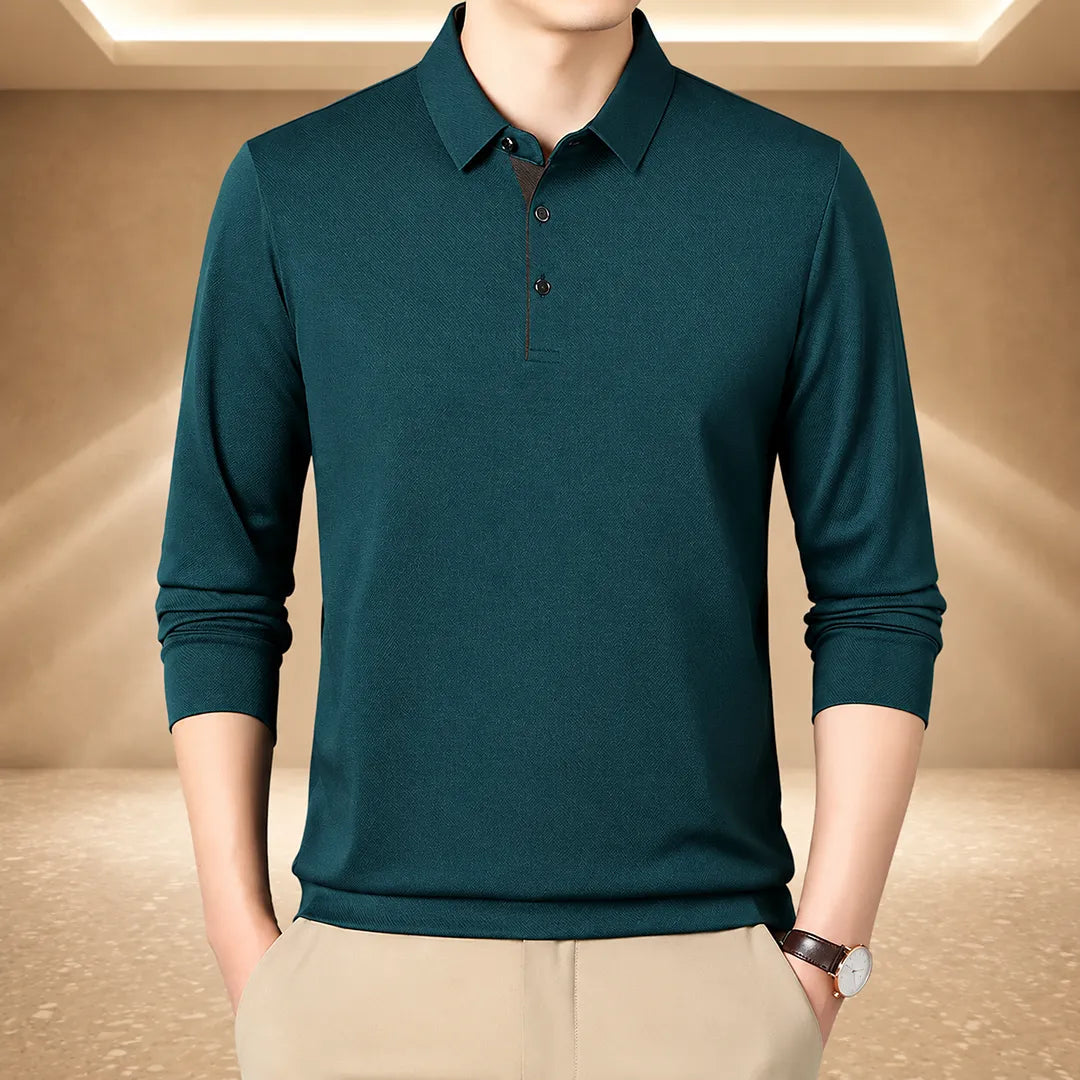 Button-Up Polo Shirt