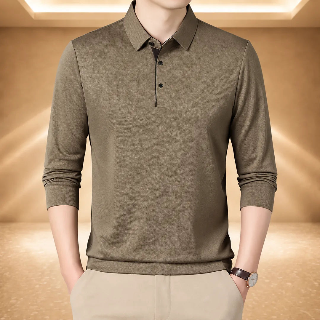 Button-Up Polo Shirt