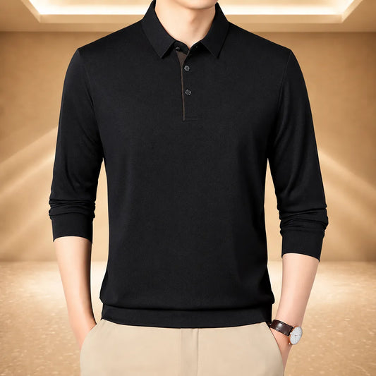 Button-Up Polo Shirt