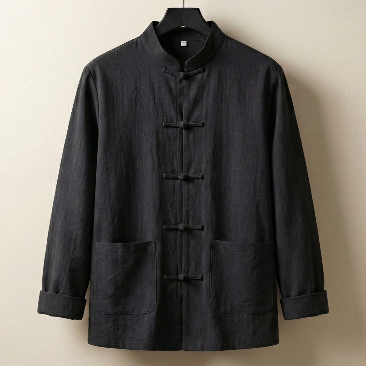Domenico Linen-Blend Mandarin Jacket