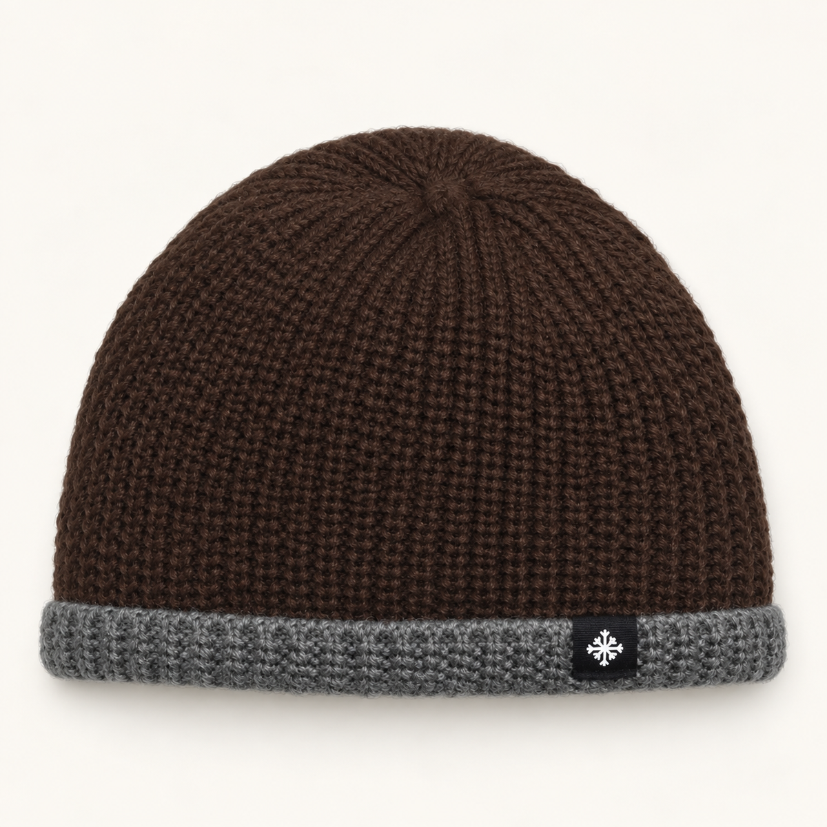 Alder Beanie with Stylish Contrast Cuffs