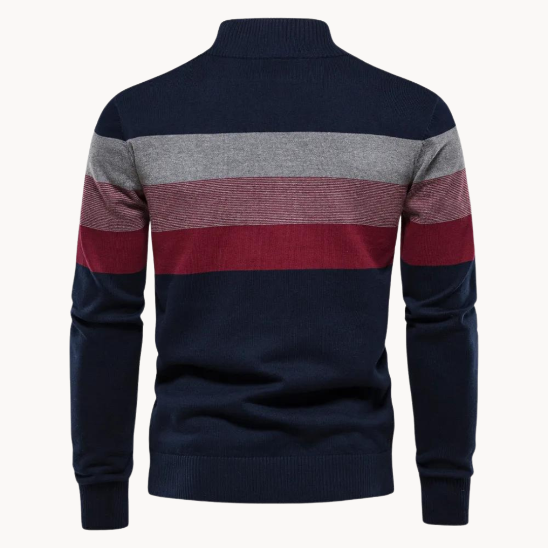 Burk Stylish Quarter-Zip Sweater