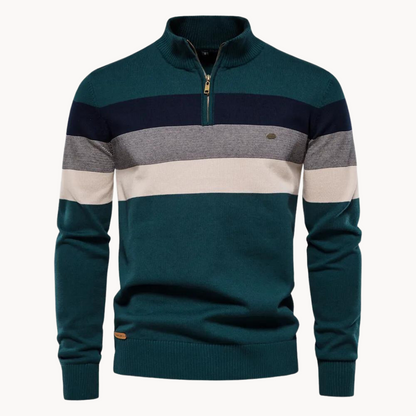 Burk Stylish Quarter-Zip Sweater