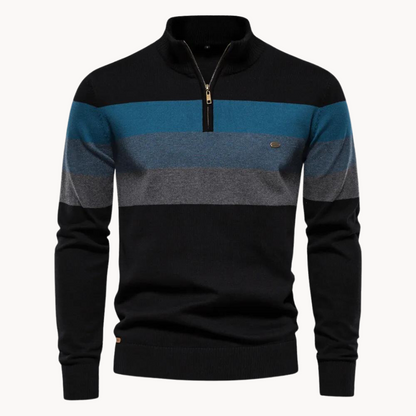 Burk Stylish Quarter-Zip Sweater