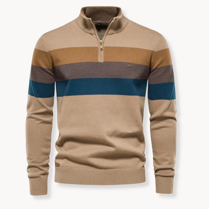 Burk Stylish Quarter-Zip Sweater
