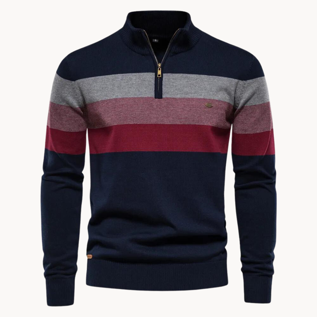 Burk Stylish Quarter-Zip Sweater