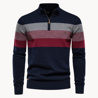 Burk Stylish Quarter-Zip Sweater
