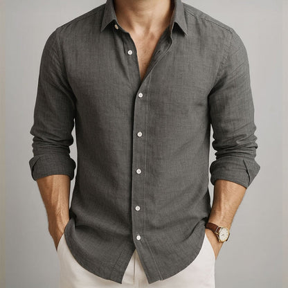 Matteo Linen Shirt - Lightweight, Breathable Comfort for Everyday Style