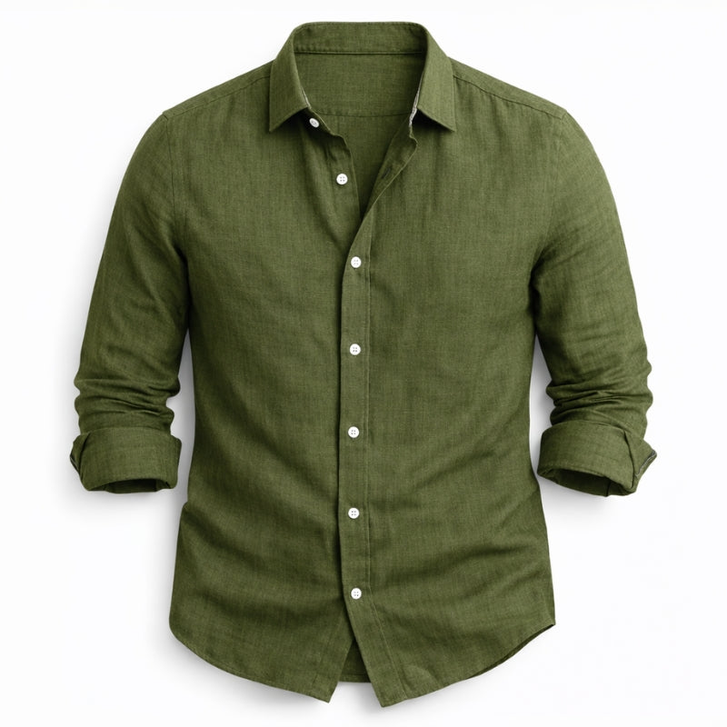 Matteo Linen Shirt - Lightweight, Breathable Comfort for Everyday Style