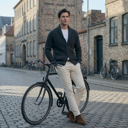 JERALD Classic Laple Cardigan