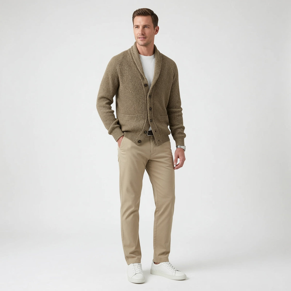 JERALD Classic Laple Cardigan
