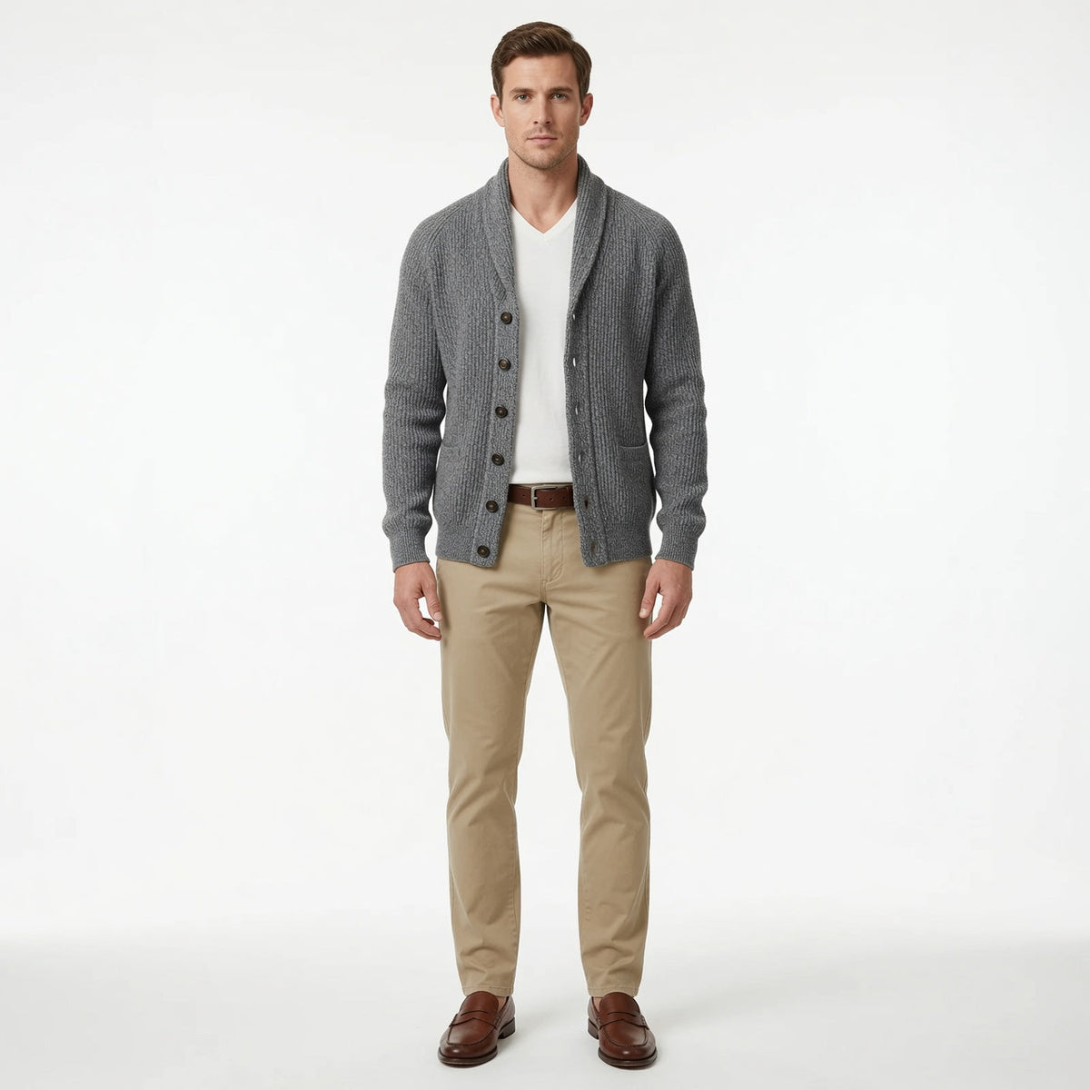JERALD Classic Laple Cardigan
