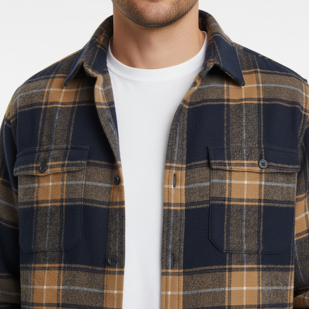 Rothwell Premium Cotton Flannel Shirt