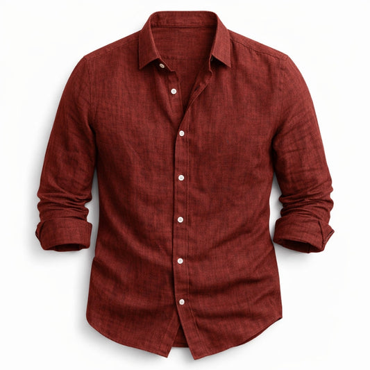 Matteo Linen Shirt - Lightweight, Breathable Comfort for Everyday Style