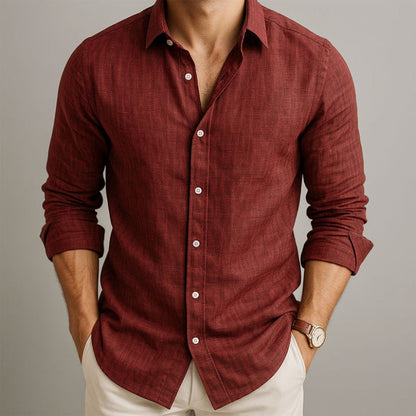 Matteo Linen Shirt - Lightweight, Breathable Comfort for Everyday Style