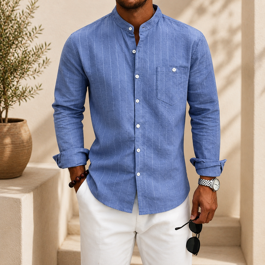 Reedham Linen Shirt – Crisp, Breathable Linen for Everyday Style