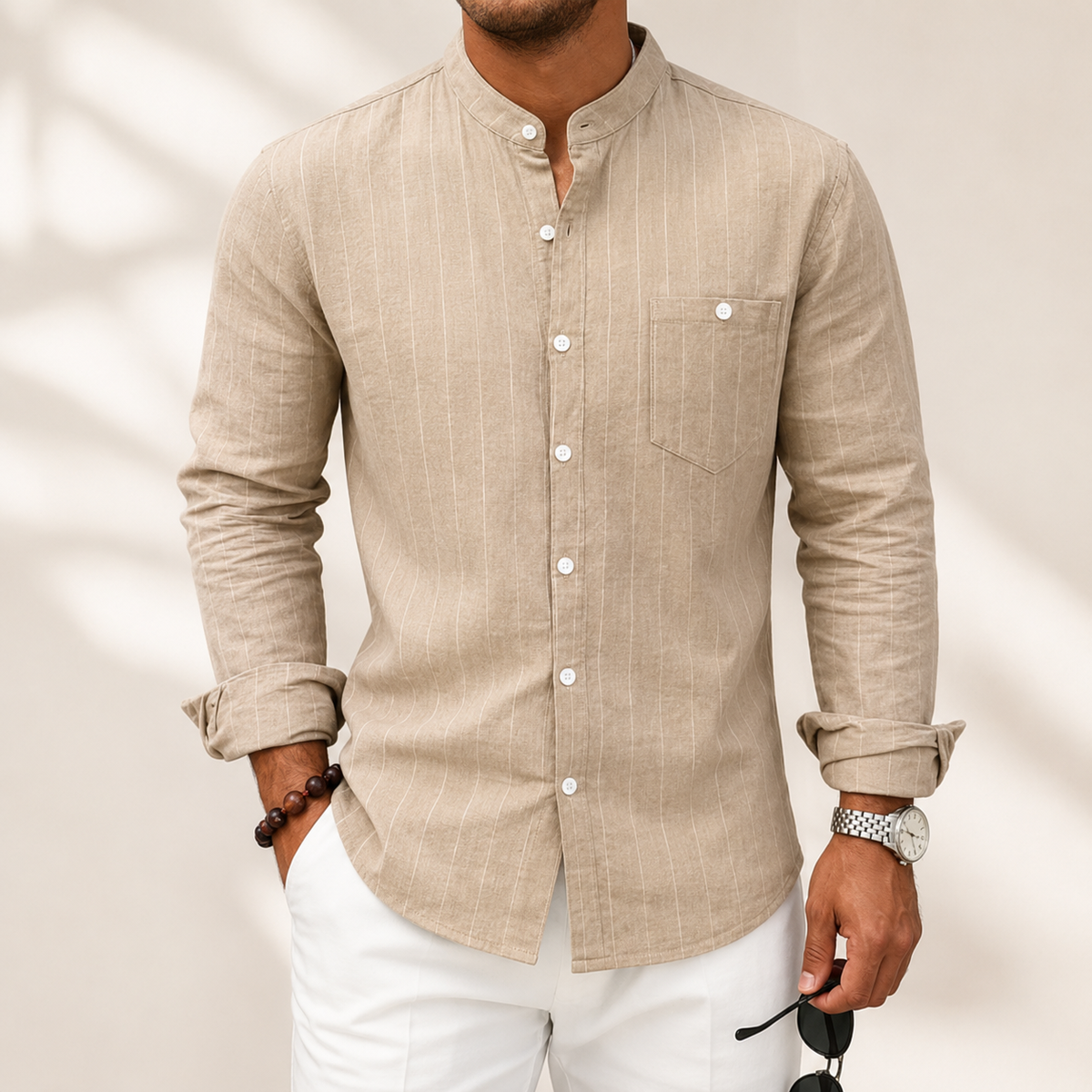 Reedham Linen Shirt – Crisp, Breathable Linen for Everyday Style