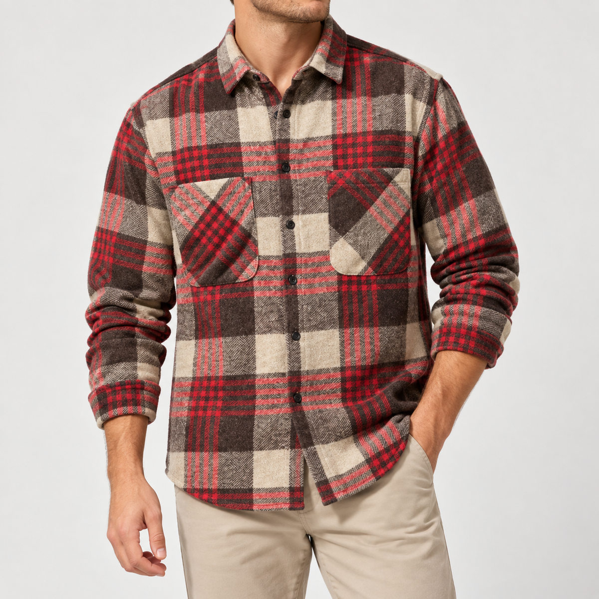Rothwell Premium Cotton Flannel Shirt