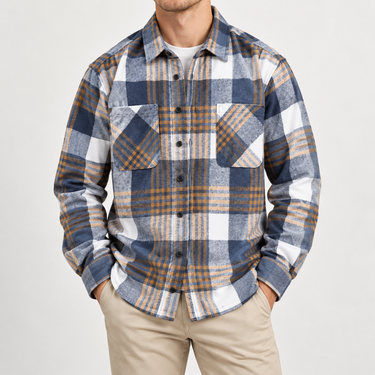 Rothwell Premium Cotton Flannel Shirt