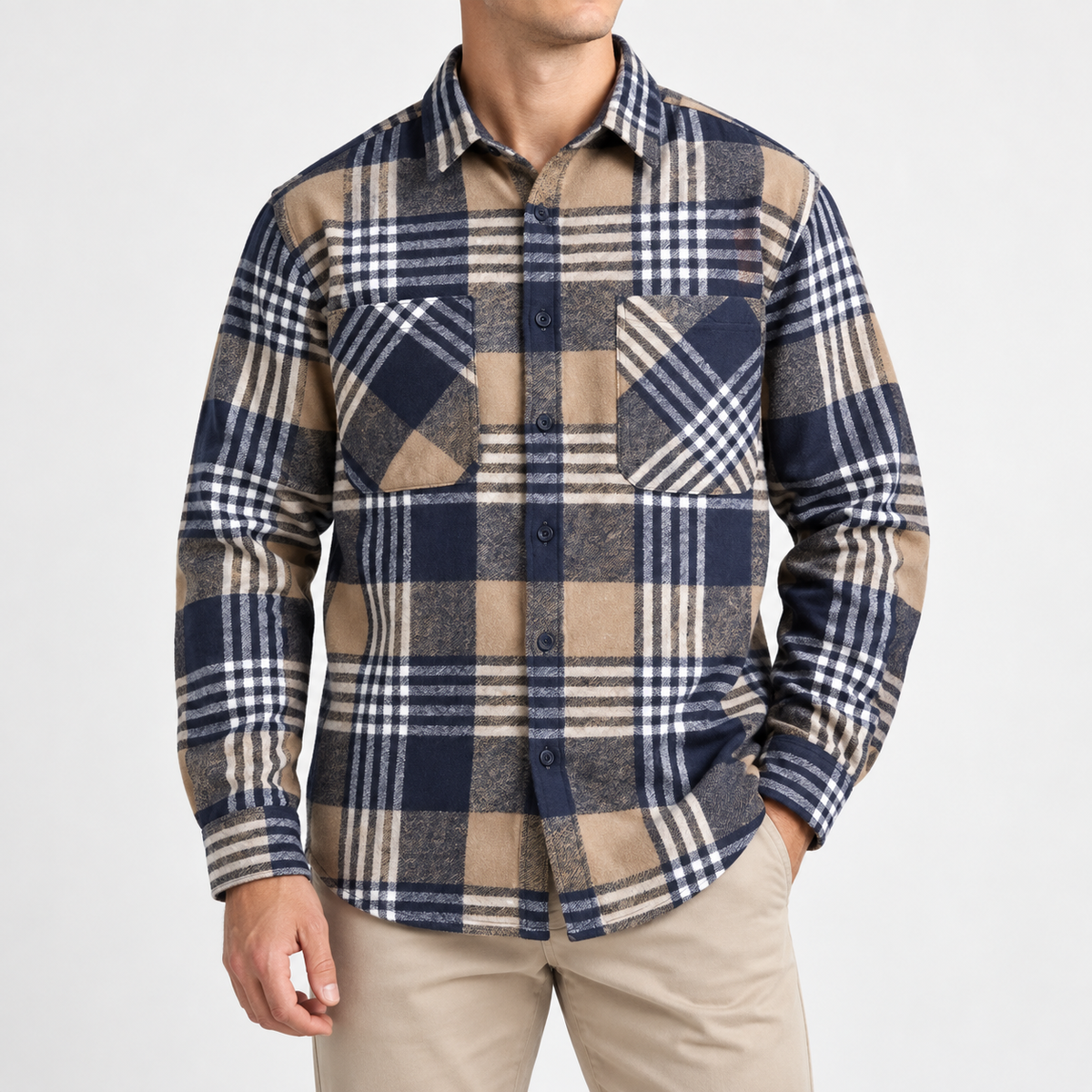 Rothwell Premium Cotton Flannel Shirt