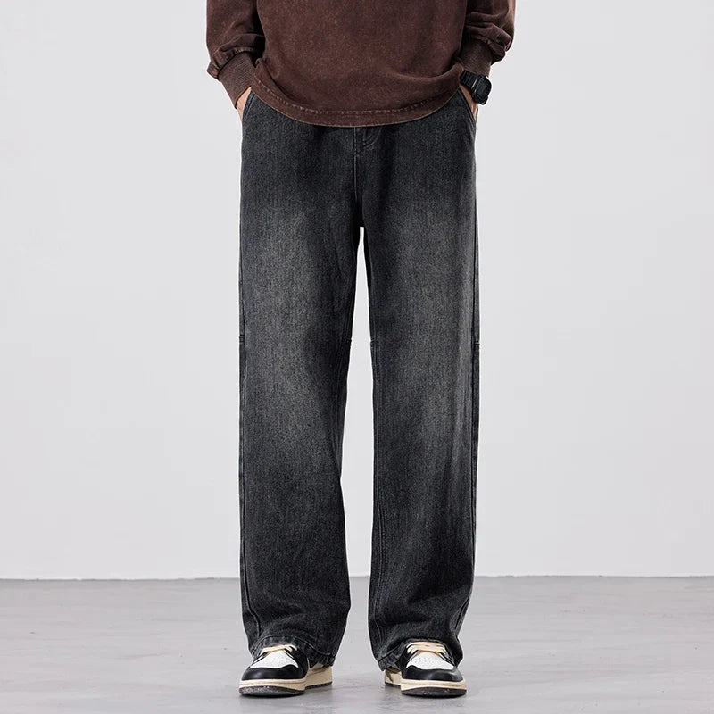Grant Wide-Leg Denim Jeans