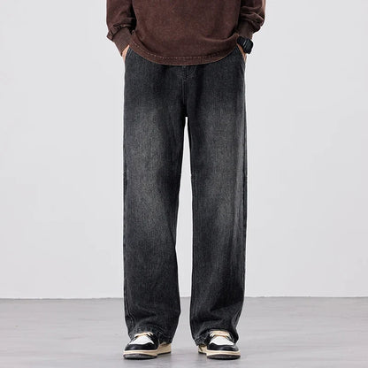 Grant Wide-Leg Denim Jeans